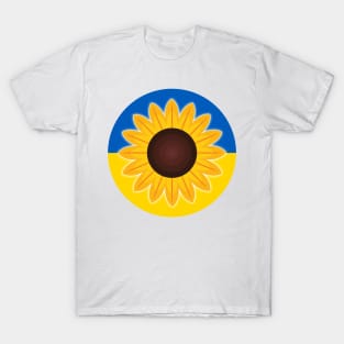 Sunflower For Ukraine - Ukraine Flag - Sunflower Seeds T-Shirt